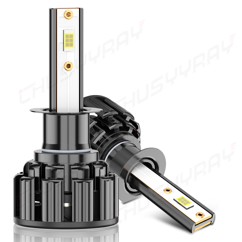 2Pcs NEW CSP LED Headlight Bulbs Super power combo For BMW E30 E34 E24 E36 E38