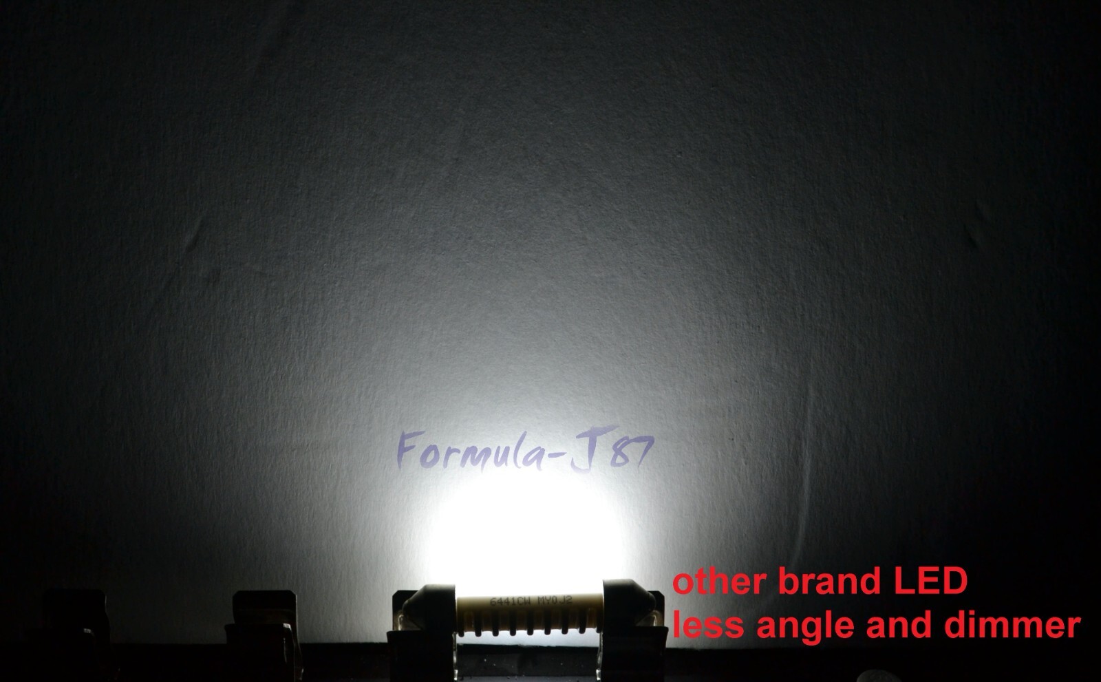 LED Light Canbus Error Free 6411 5W Orange Two Bulb Interior Dome Stock Lamp