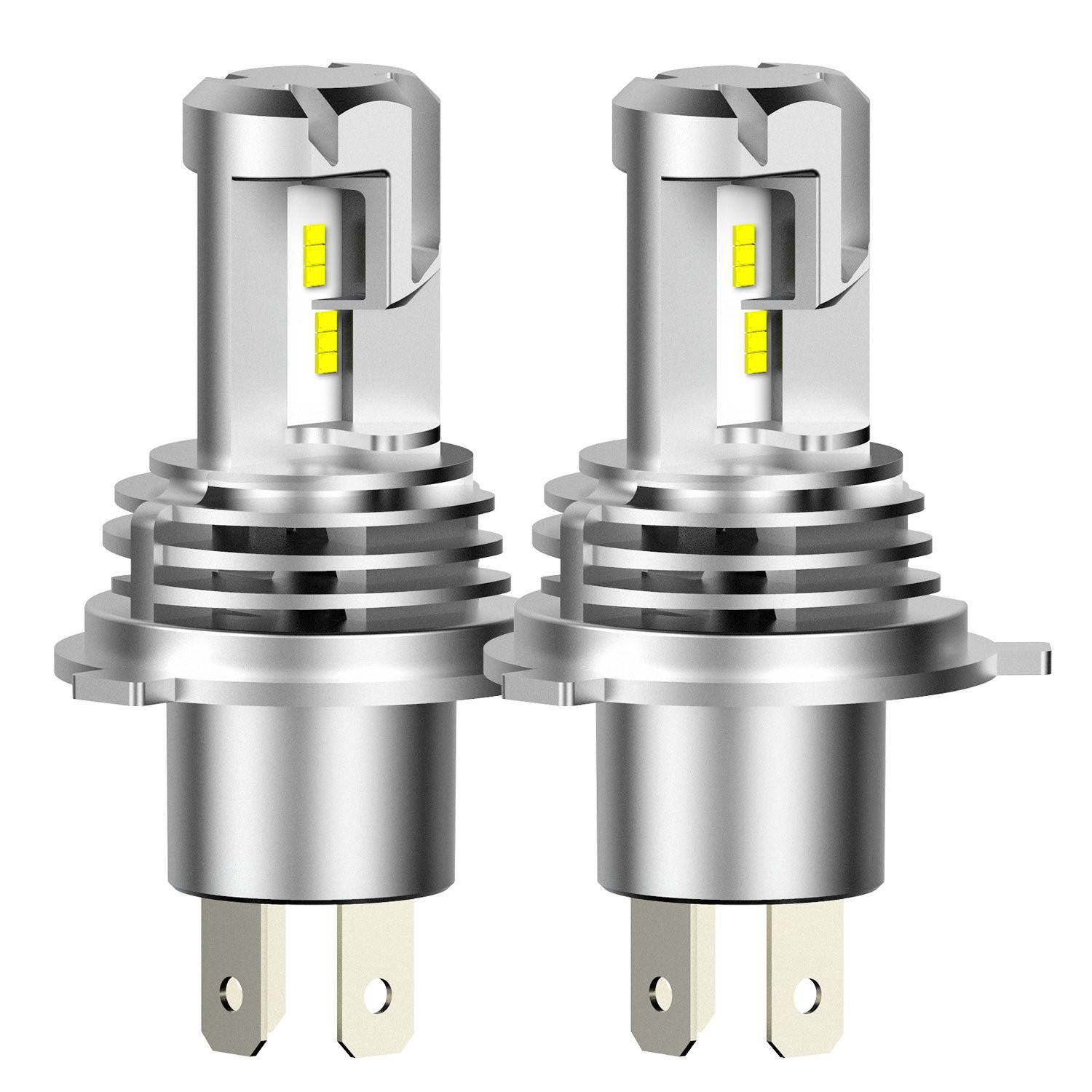 2/4X H4 9003 High Low Beam Combo 2 Super White 80000LM Kit LED Headlight Bulb EK
