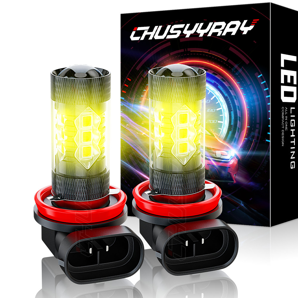 For INFINITI M37 M56 QX56 EX35 FX35 – 2PC 3000K LED Bulbs Fog Driving Lights