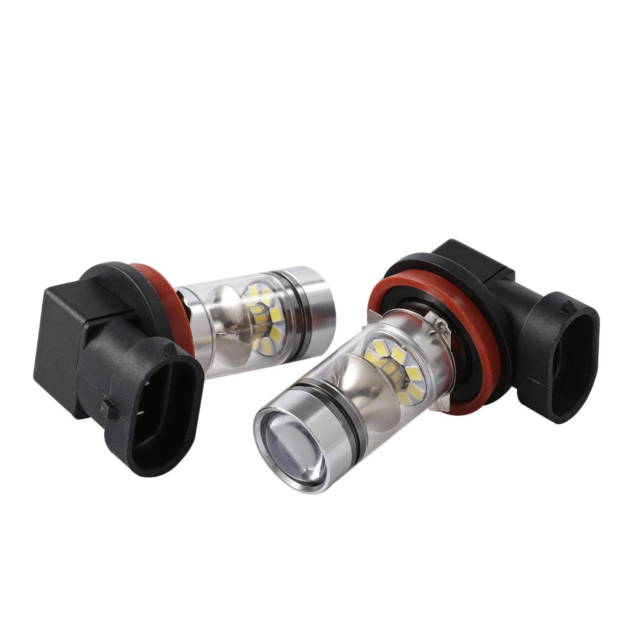 Ironwalls H11 H8 H9 LED Fog Light Bulbs Car Driving Lamp DRL 6000K White 4000LM