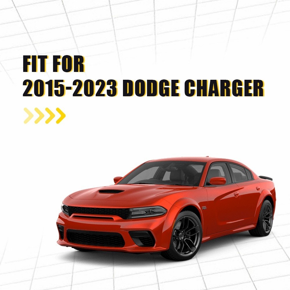 For Dodge Charger 2015-2023 Front Rear Side Marker Light Lamps Smoked LED EOOR
