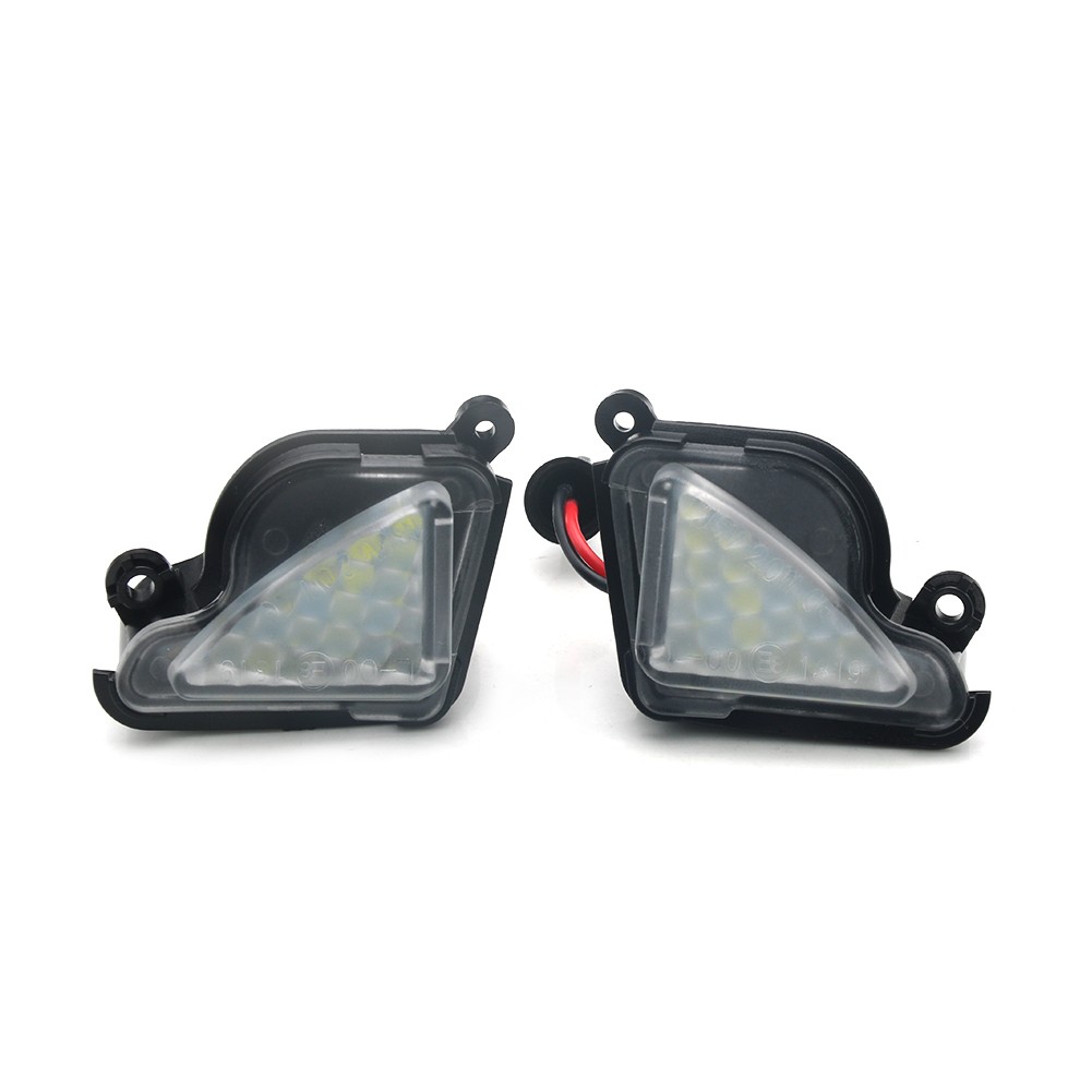 2x LED Side Mirror Puddle Lights For Skoda Octavia A5 A7 Superb MK2