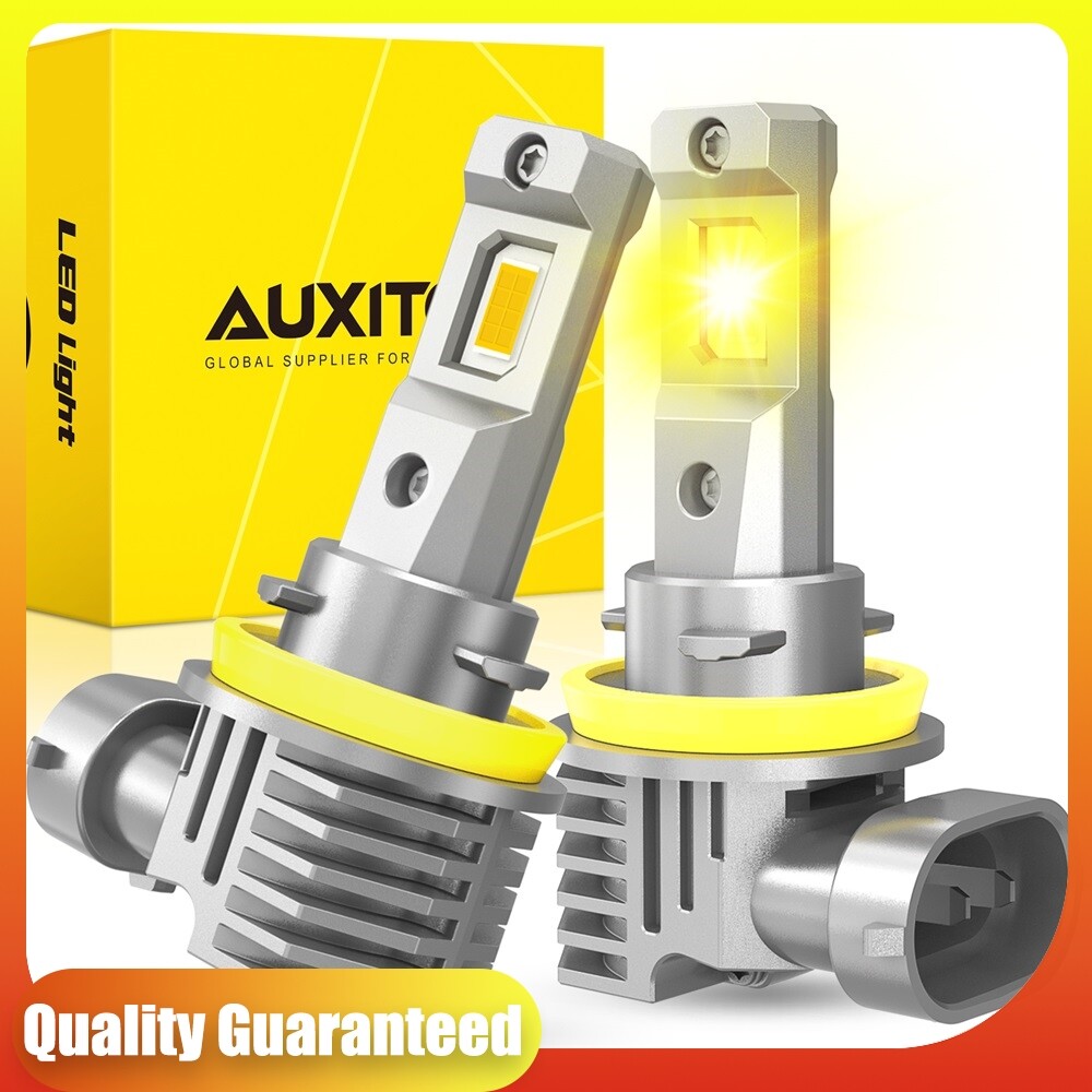 2PCS H11 H8 H16 LED Fog Light or DRL Bulbs 3000K Amber Yellow Canbus Error Free