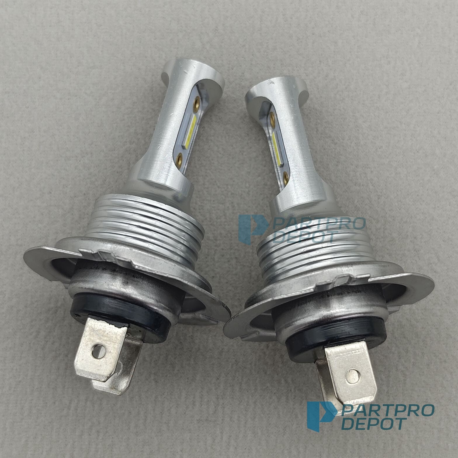 2x H7 LED Headlight Bulbs Conversion Kit High Low Beam 16000LM 6000K Super White