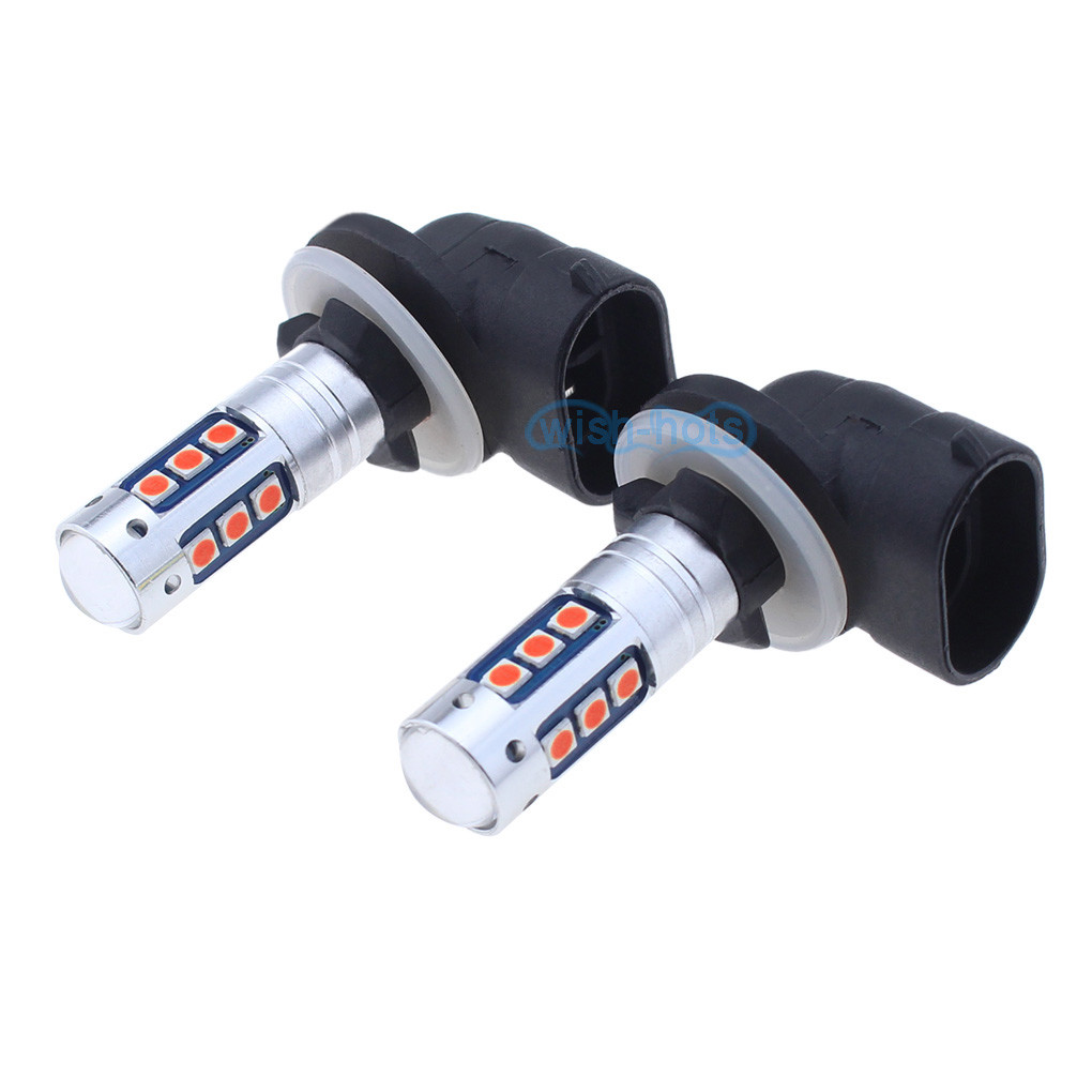 2X Red 881 889 H27W/2 LED Fog Light Bulb Lamp 1600LM for Hyundai Elantra Accent