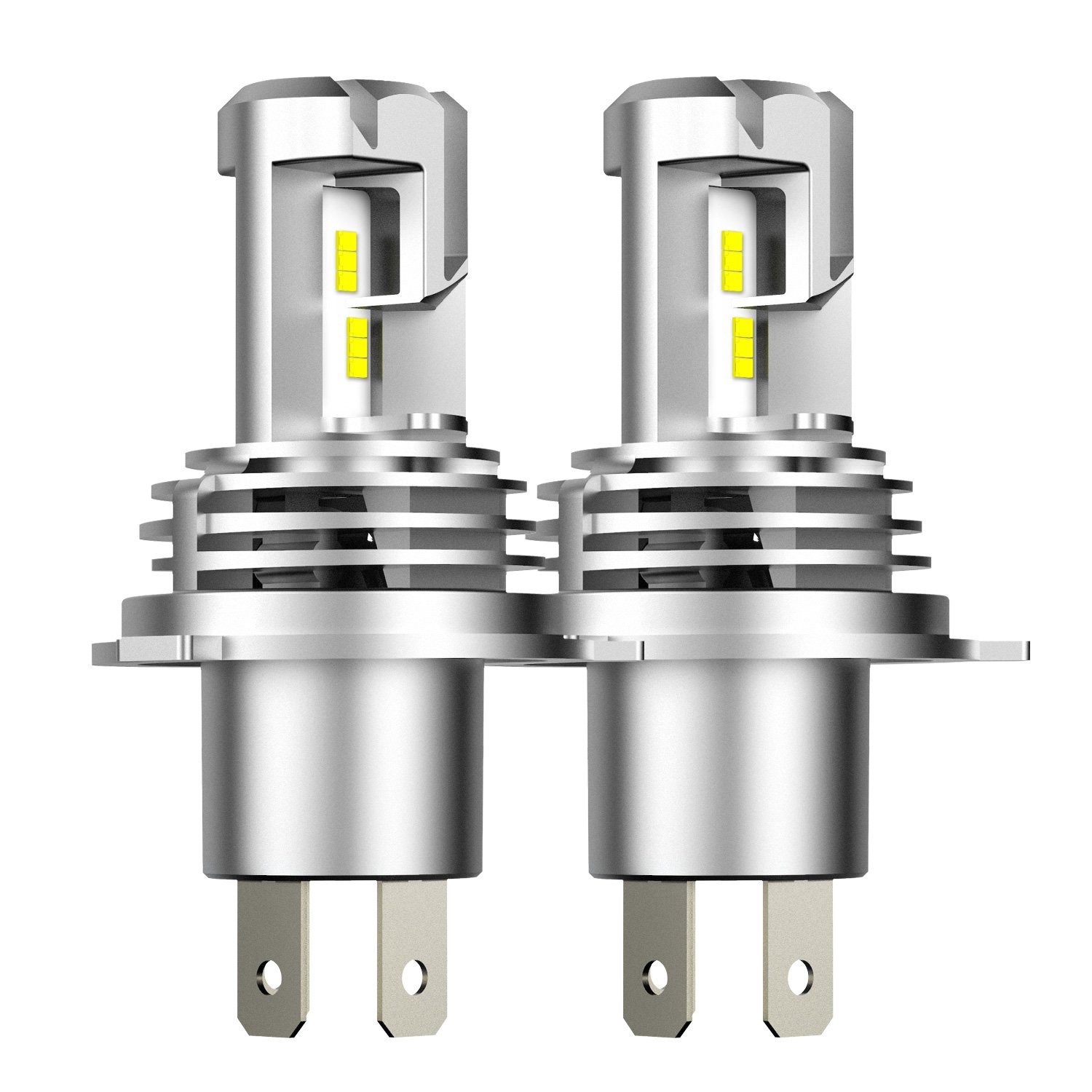 2/4X H4 9003 High Low Beam Combo 2 Super White 80000LM Kit LED Headlight Bulb EK