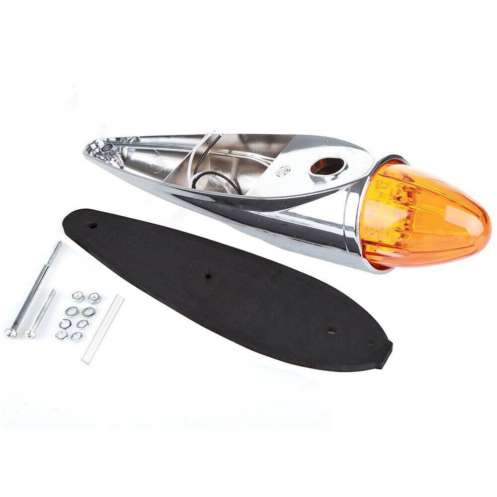 7x 17 LED Amber Torpedo Cab Marker Roof Running Top Light For Kenworth Peterbilt
