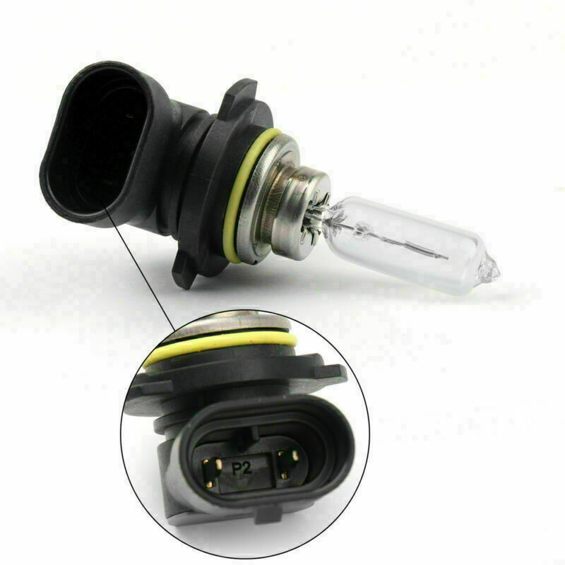 2PCS 9012 Car Halogen White Headlight Bulbs 12V 55W Long Life High Performance