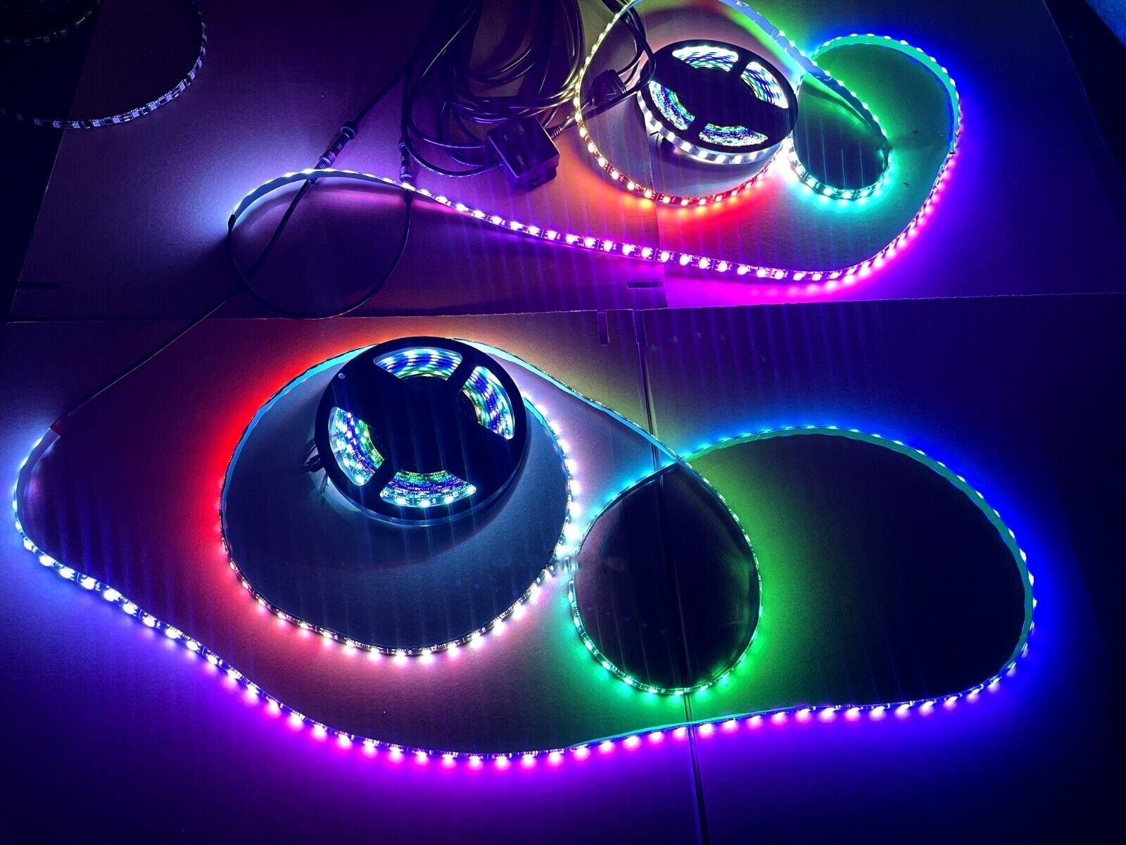 Full Tinted / Clear IP65 CHASING Dynamic Light Strips for Slingshot Motorcycle
