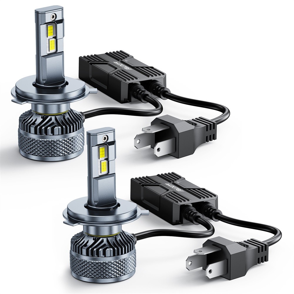 AUXITO 9003 H4 HB2 LED Headlight Bulb 6500K White 32000LM For Halogen Replace X5