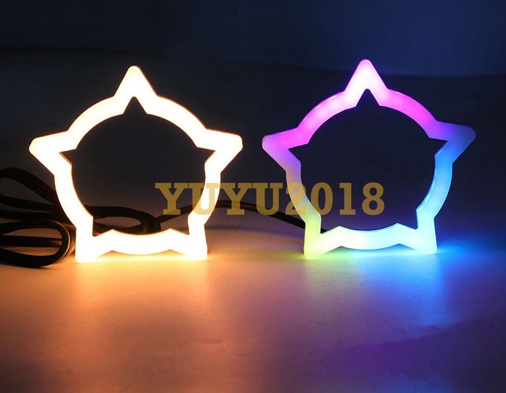 Dream color Star halo Flow Chasing RGB Turn Signal DRL bluetooth angel eye lamp