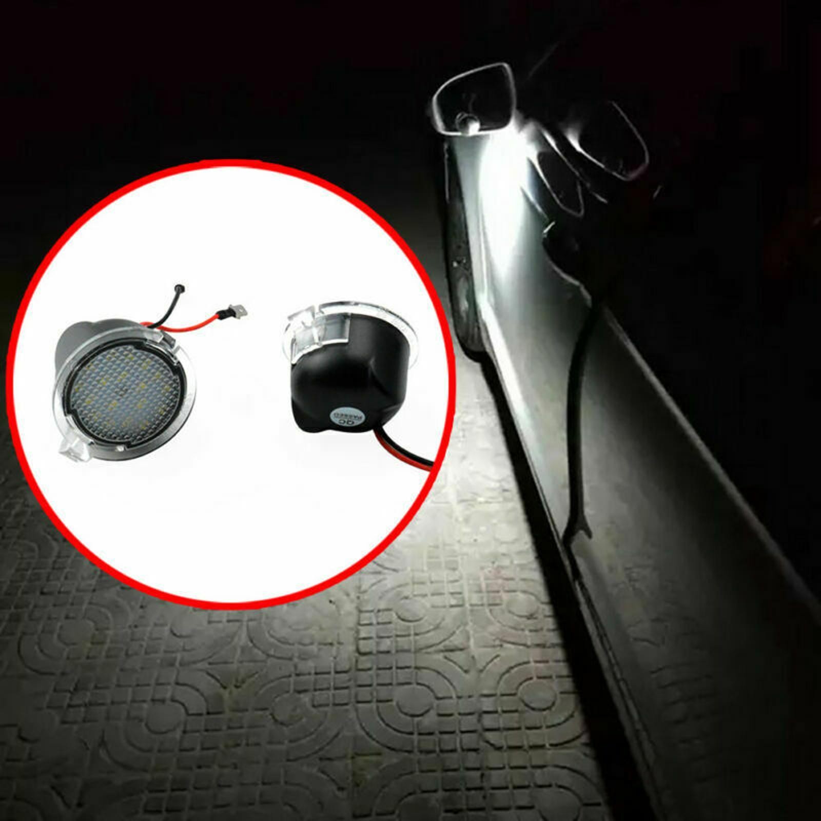 18 LED Puddle Light Side Rearview Mirror For Ford Edge Mondeo Taurus Fusion g