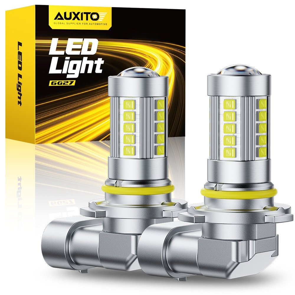 2X AUXITO 9145 9140 H10 LED Headlight Fog Light Bulb 6500K Super White Kit EOOK
