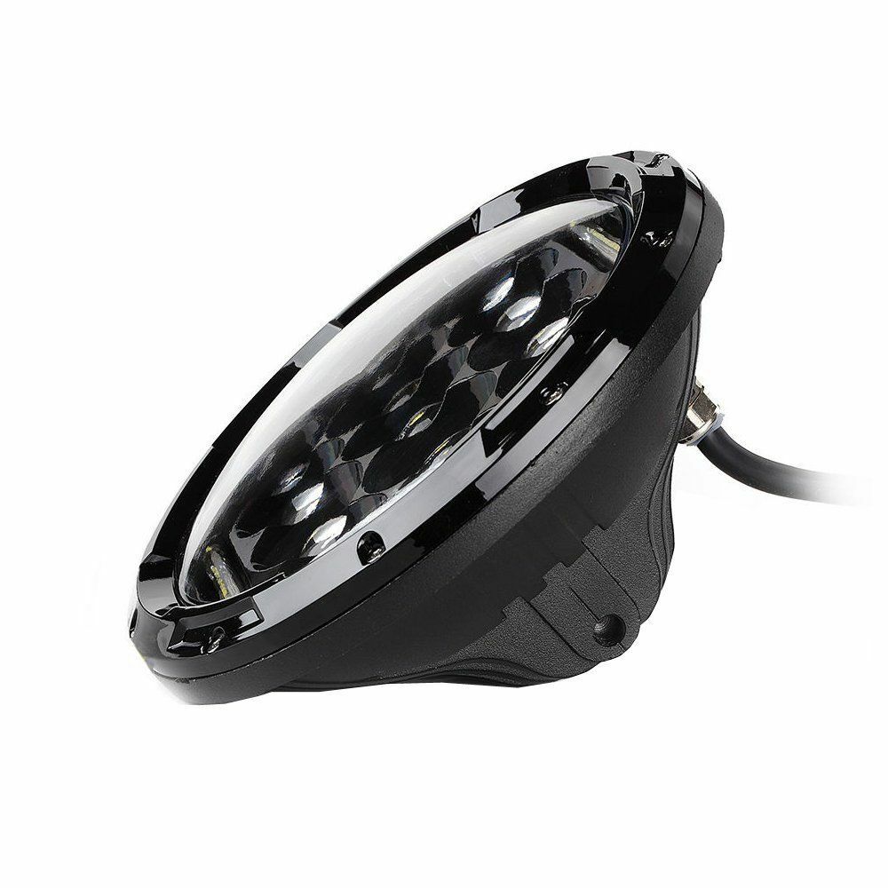 300W Pair 7 inch Round LED Headlight Hi/Lo DRL for Jeep Wrangler JK LJ TJ CJ DOT