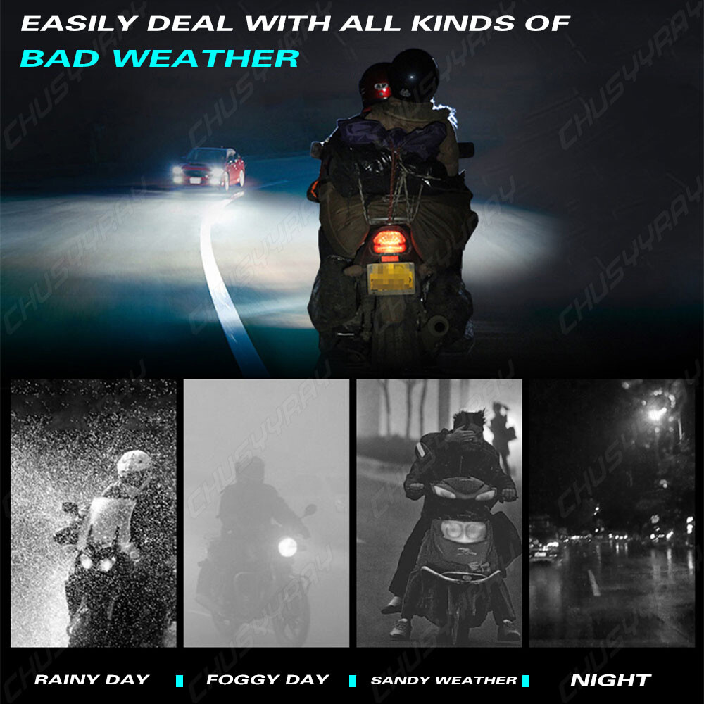 9005 H11 Bombillas de faros LED Luces de haz Combo Hi / Lo luces -72000lm 6000K