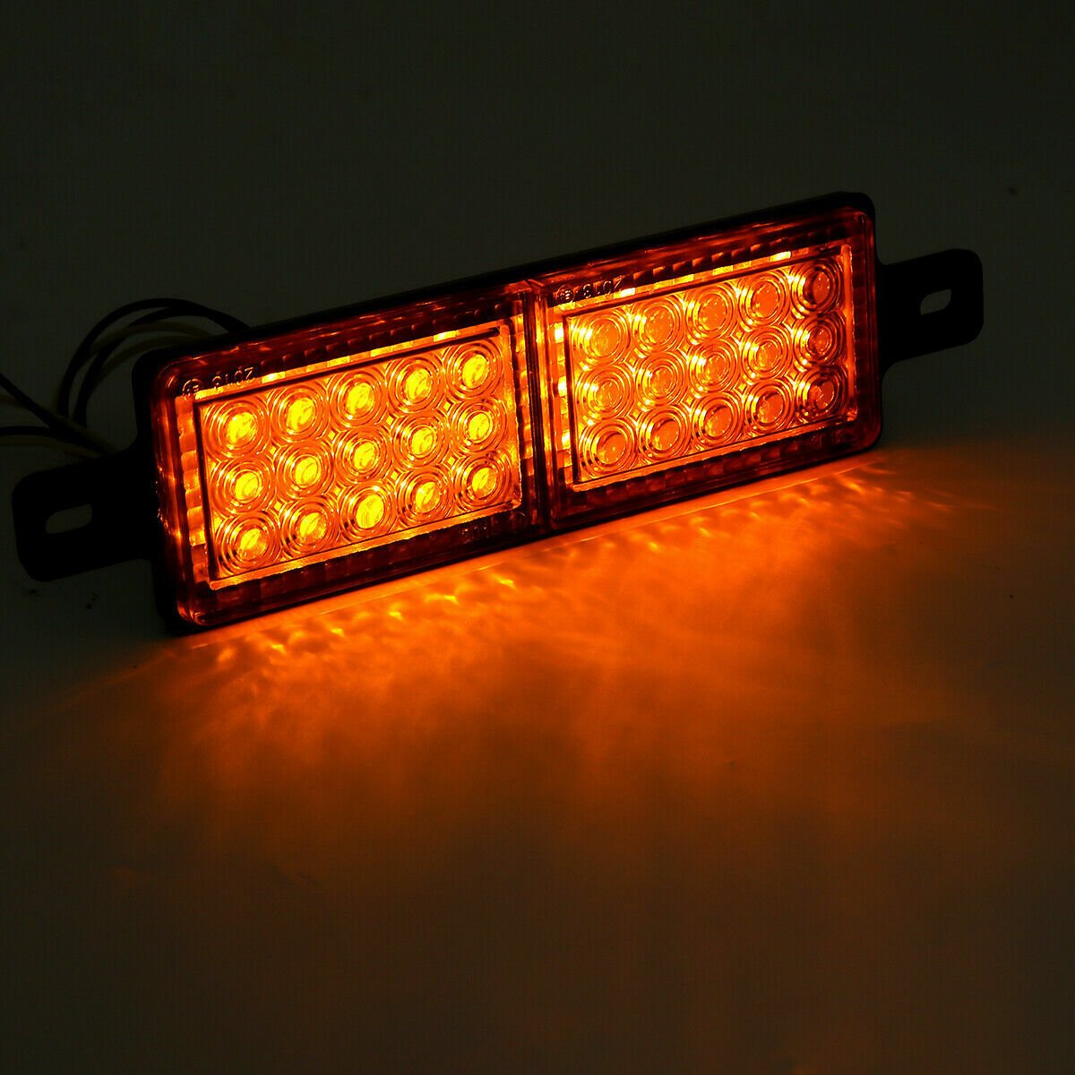 2x Amber 30 LED Front Indicator Park Lights TJM Bullbar Marker Lamp ARB Bar 12V