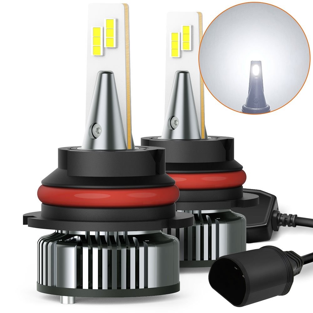 AUXITO 9007/HB5 LED High/Low Headlight Beam Bulbs Kit For Ford Focus Canbus A