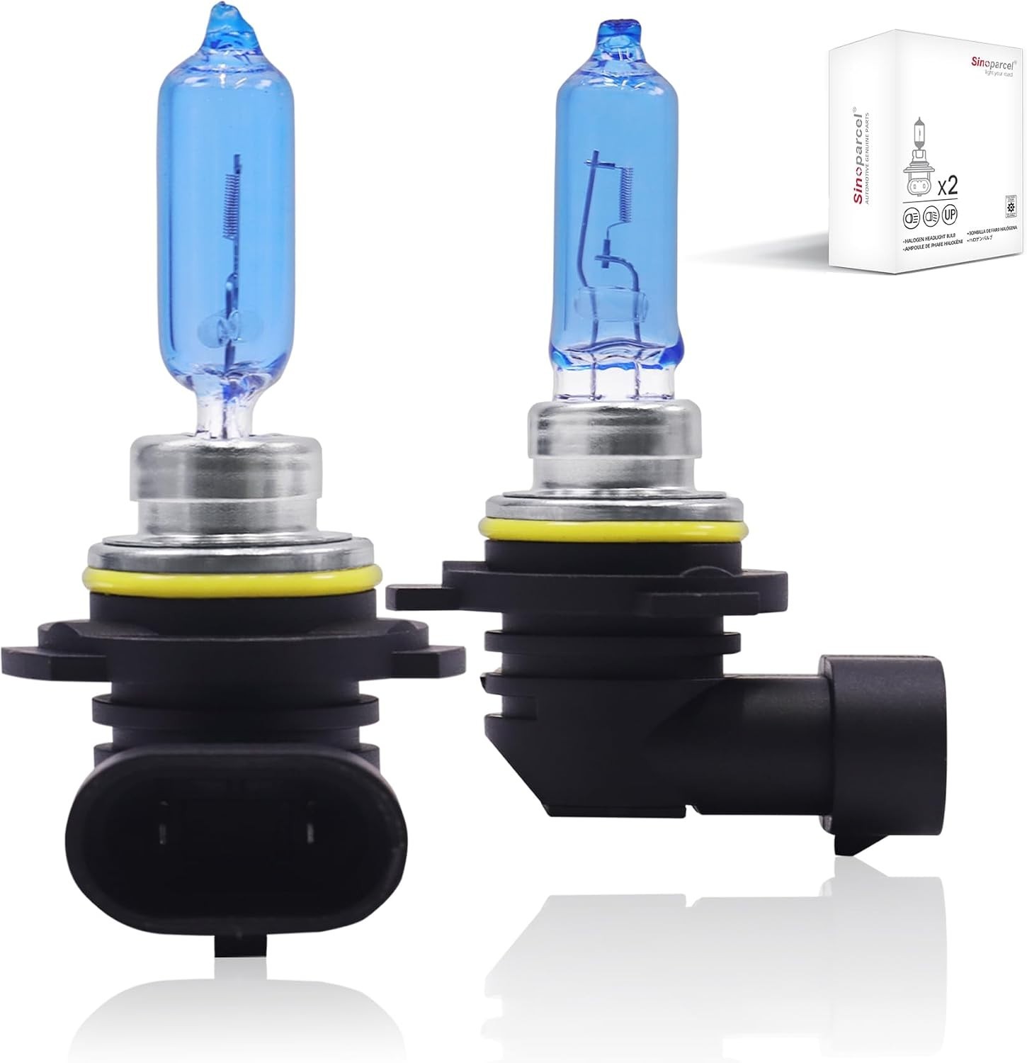 9012 Headlight Bulb, 35% Whiter, +150% More Brightness, 3800K White Bulb for …