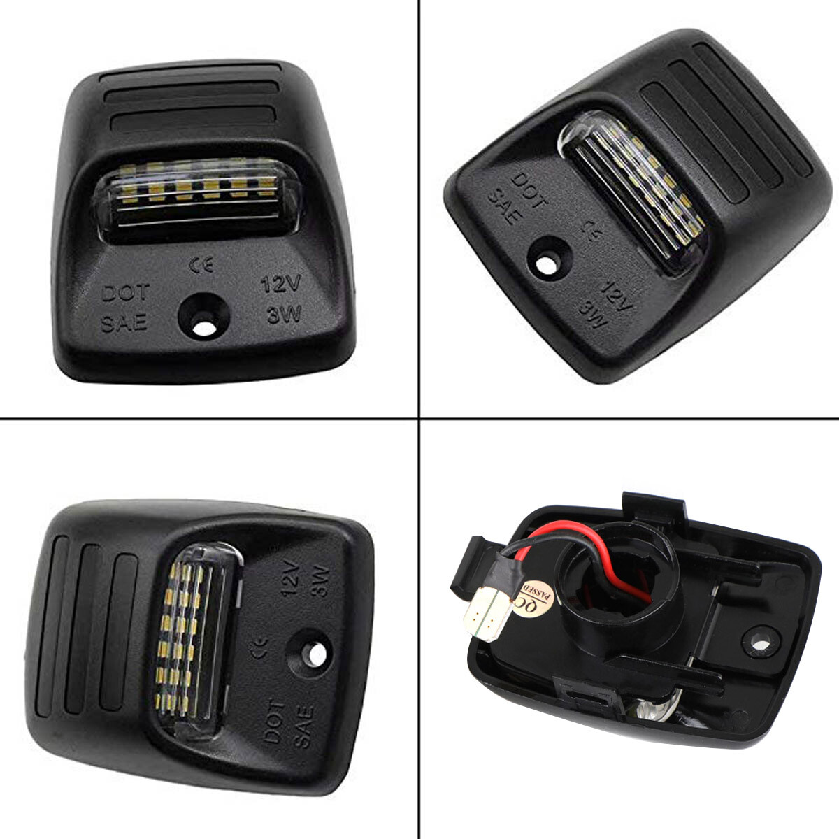 For 2005-2015 Toyota Tacoma White LED Tag License Plate Light Bulb Assembly Lamp