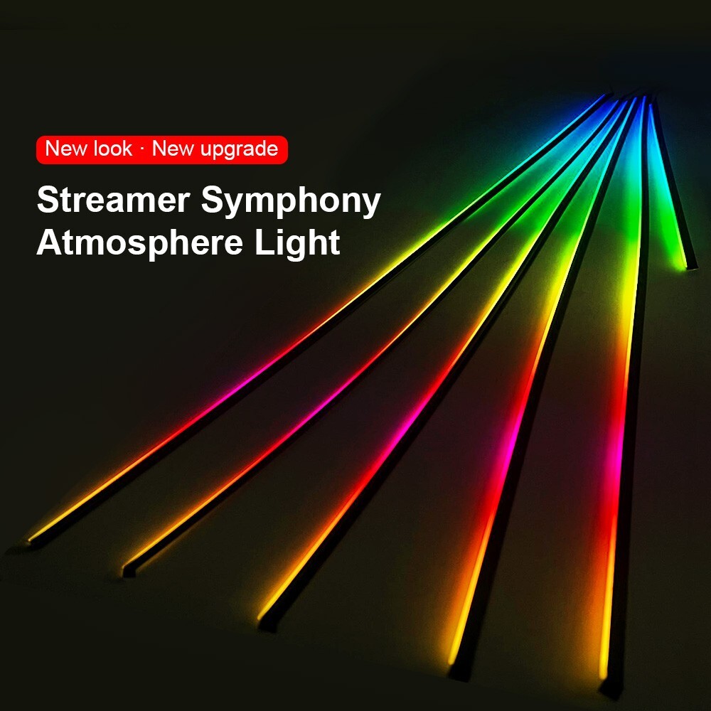 LED Car Interior Strip Light Atmosphere APP-Control Ambient Light 1~22 Kit US
