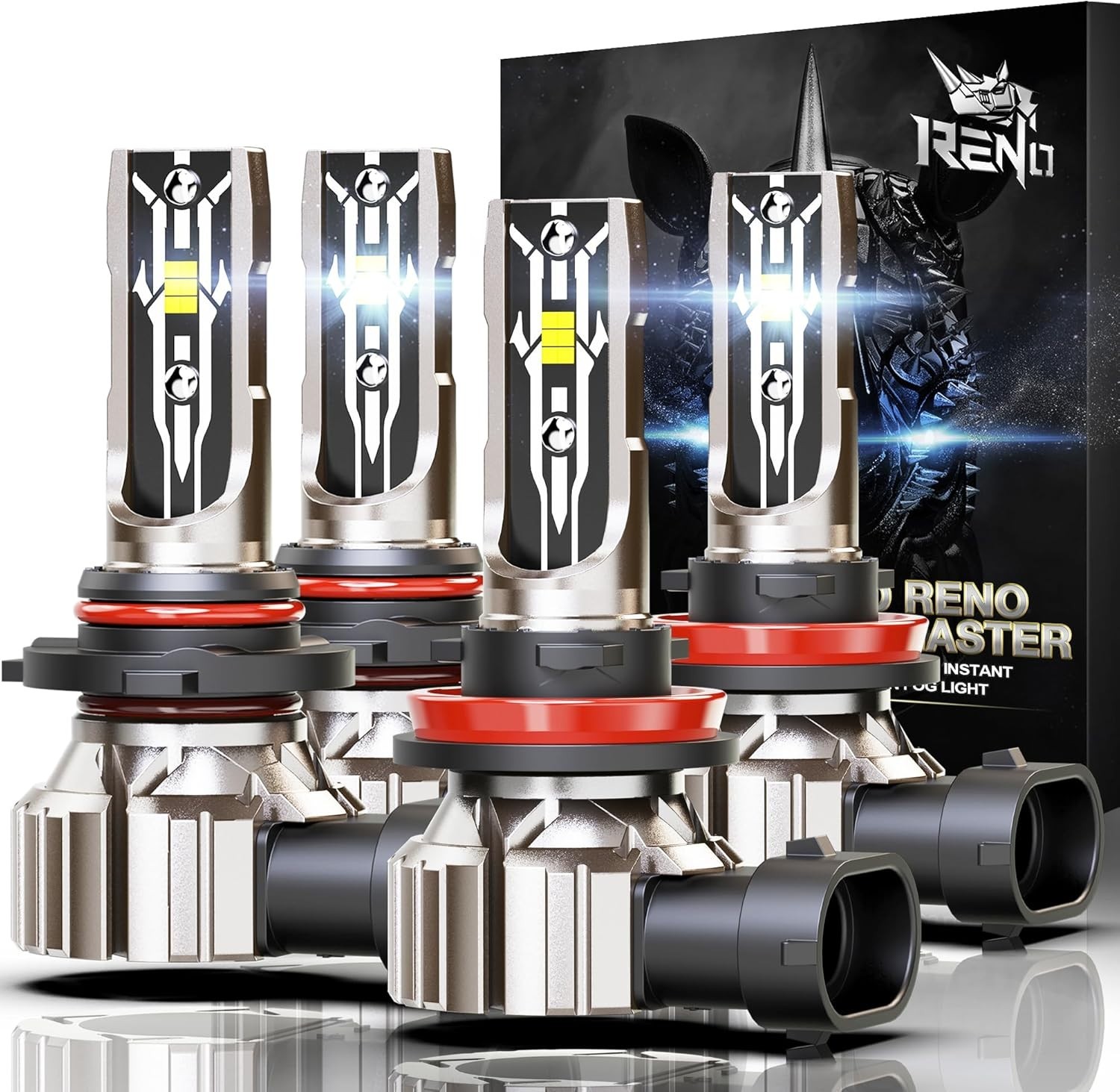 Long Lasting H11 9005 Fog Bulbs Aviation Aluminum Shell for Weather Resistance