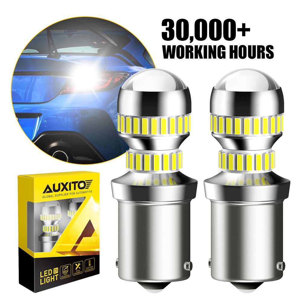 2-20 LED Reverse Parking Daytime Running Light Bulb White 6000K 1156 4014SMD 54H