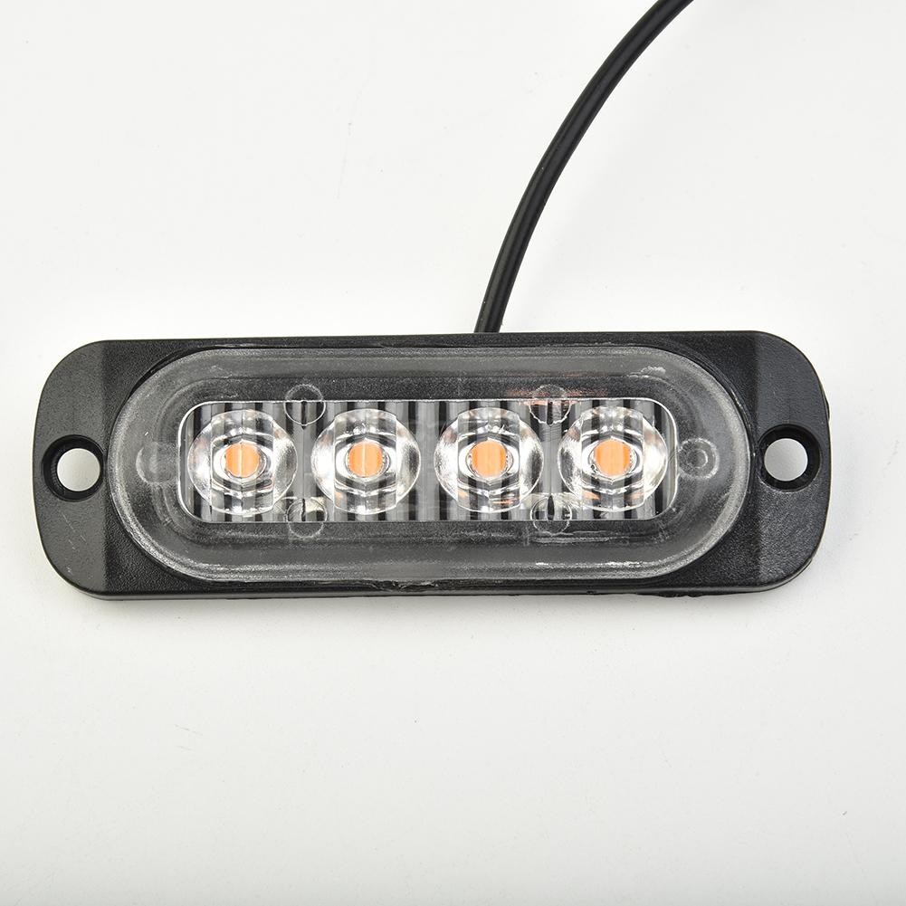 12W DC 12V-24V 4LED Work Light Bar Driving Lamp Fog Off Road SUV Car Boat Truck