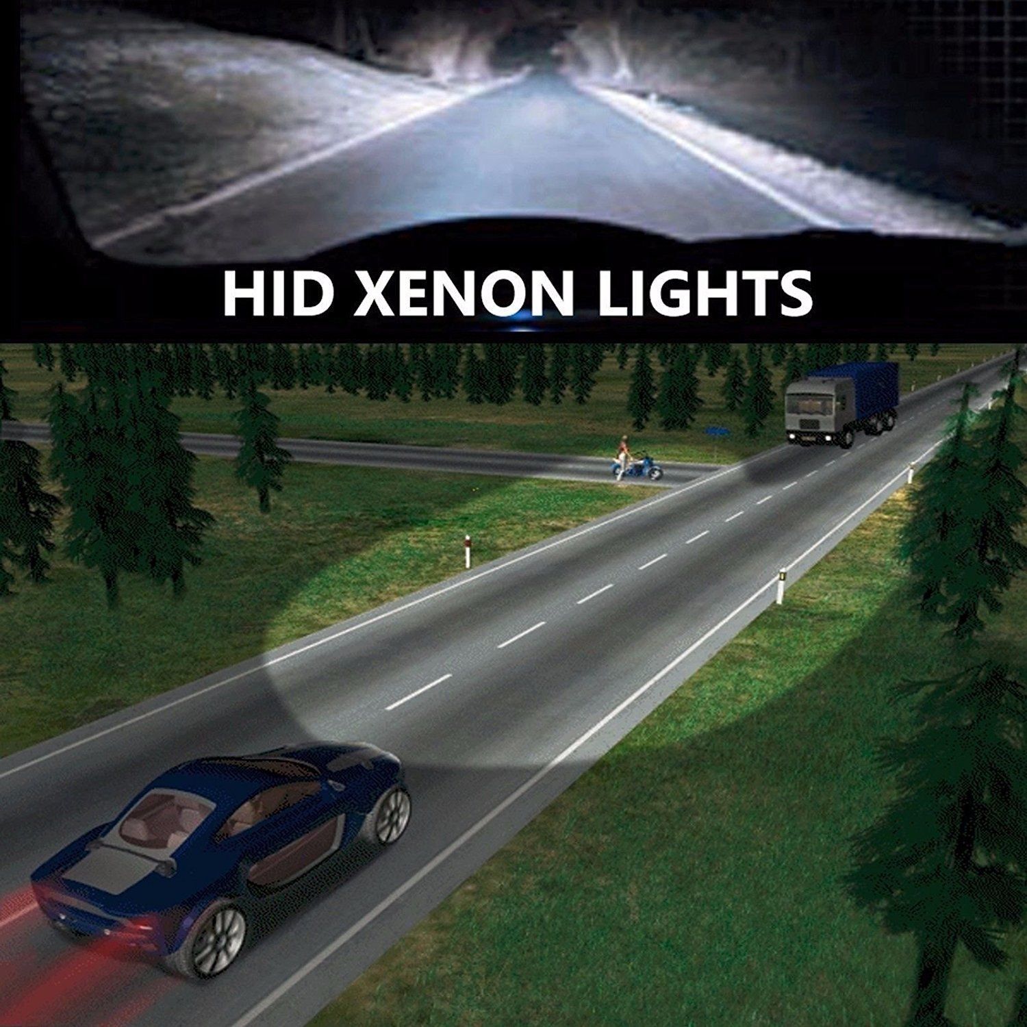 FOG LIGHTS XENON CONVERSION HID KIT H1 H3 H11 H16 880/881 5202 9145 ALL COLORS !