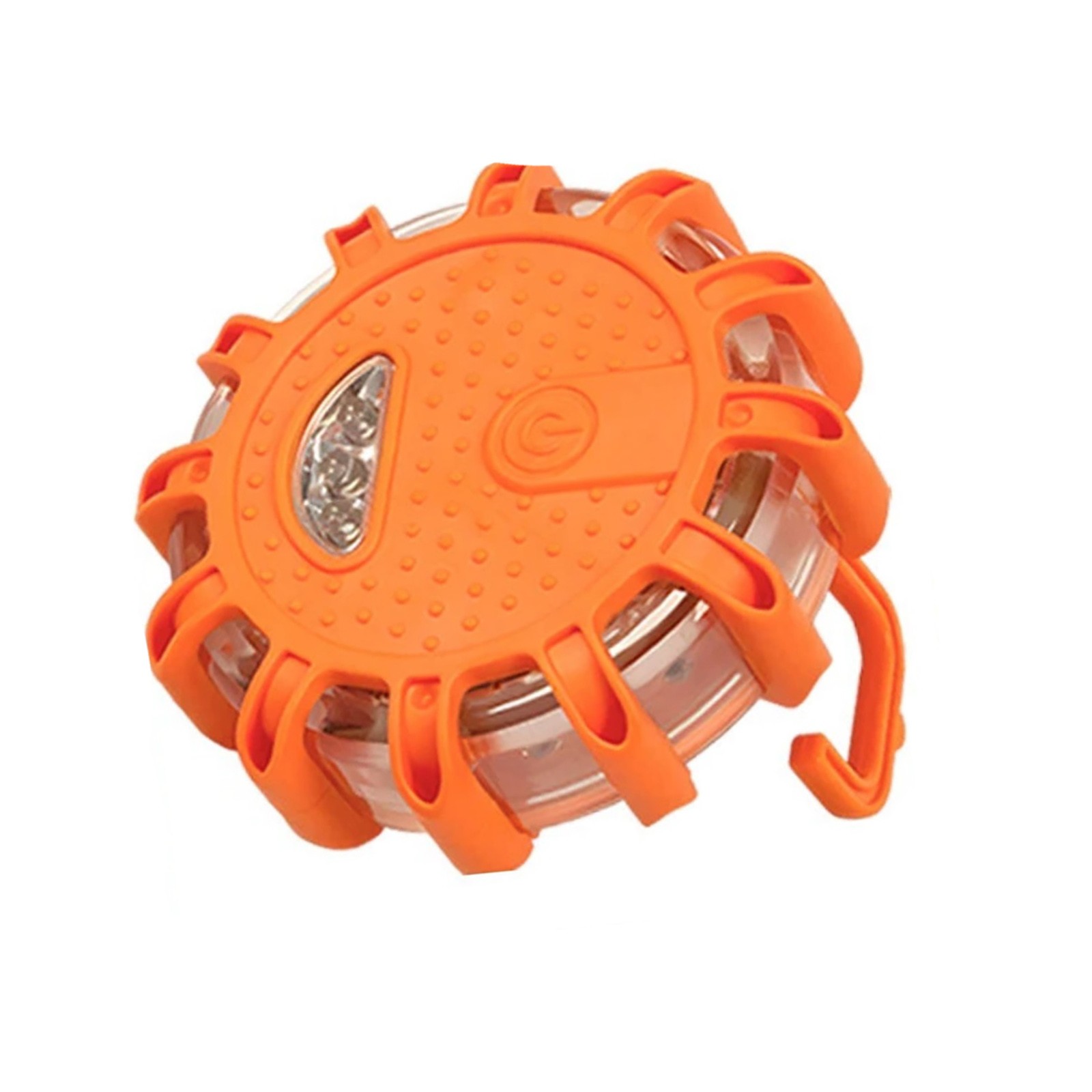 Emergency Road Flare Disc Light with 9 Warning Modes and 3 White LED Flashlight