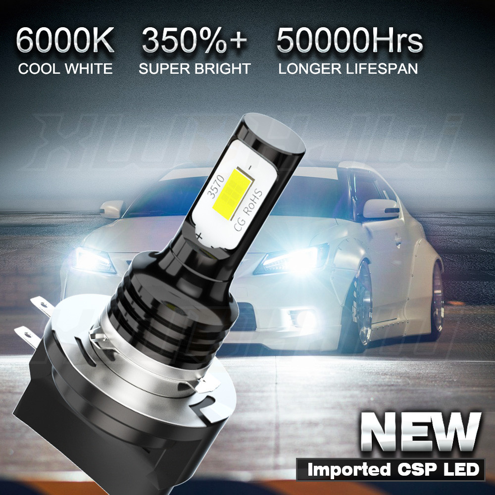 6x H7 H11B H11 LED Headlights + Fog Light Bulbs FOR Hyundai Santa Fe 2013-2016
