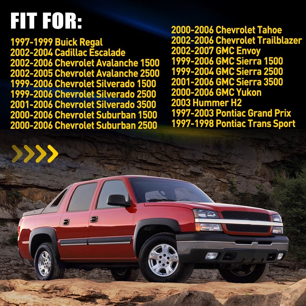 LED Under Hood Courtesy Light For Silverado Suburban Tahoe Sierra Yukon 1-5X