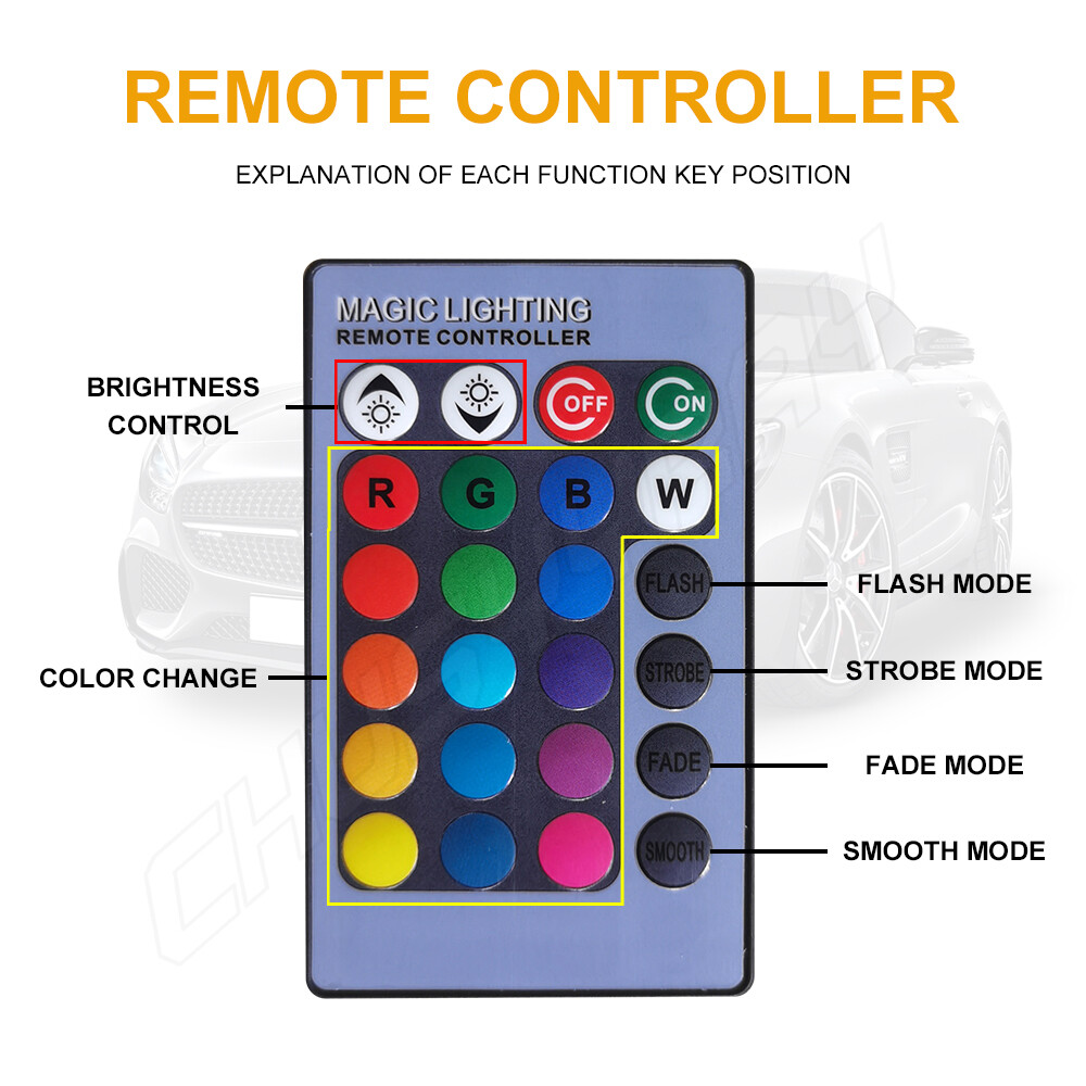 Error Free H11 LED projector RGB Fog Light Bulbs For BMW E90 325 328 335i