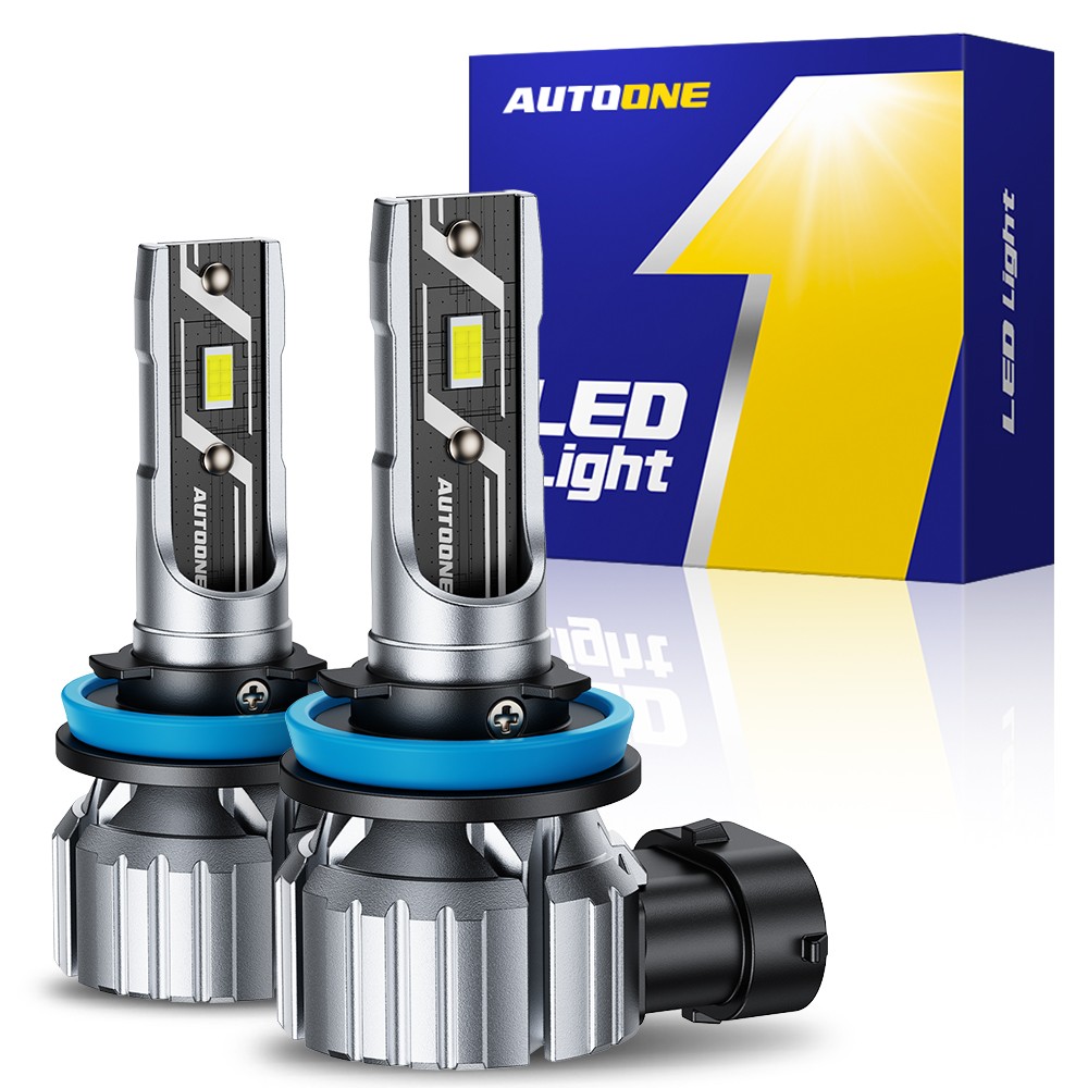H11 H8 H9 LED Headlight Super Bright Bulbs White 6500K 30000LM Hi&Low Beam 2-20X