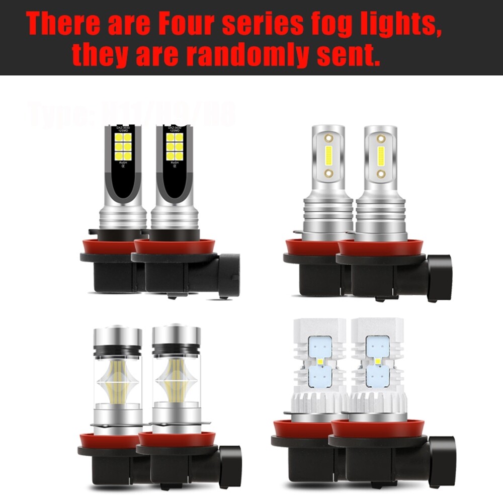 8-sides 9005 H11 H11 Combo 360° LED Headlight High Low Beam Fog Light Bulb 6000K
