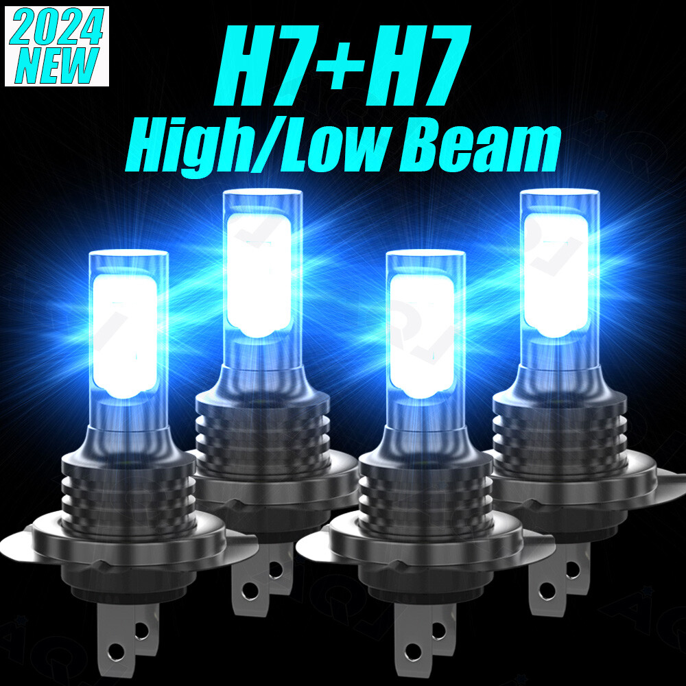 8000K Blue For BMW 535i 2008-2010 Combo LED Headlight Hi/Lo Beam Bulbs