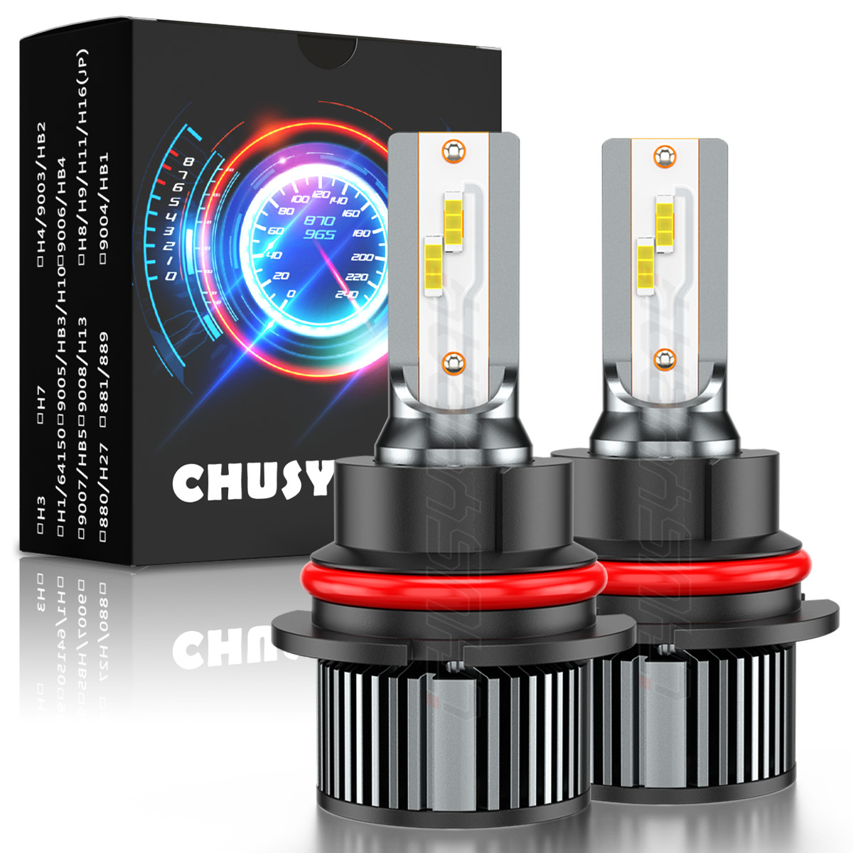 9007 LED Headlight Hi/Lo Bulbs For Dodge Ram 3500 Cab Pickup 5.7L 5.9L 2003-2005