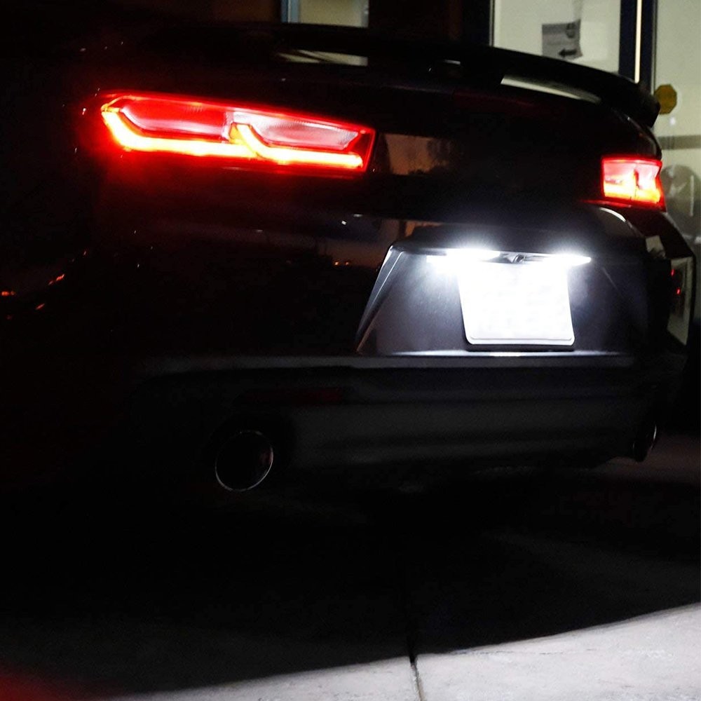 6000K WHITE LED License Plate Light Super For Bright Chevy Camaro Malibu VoltO
