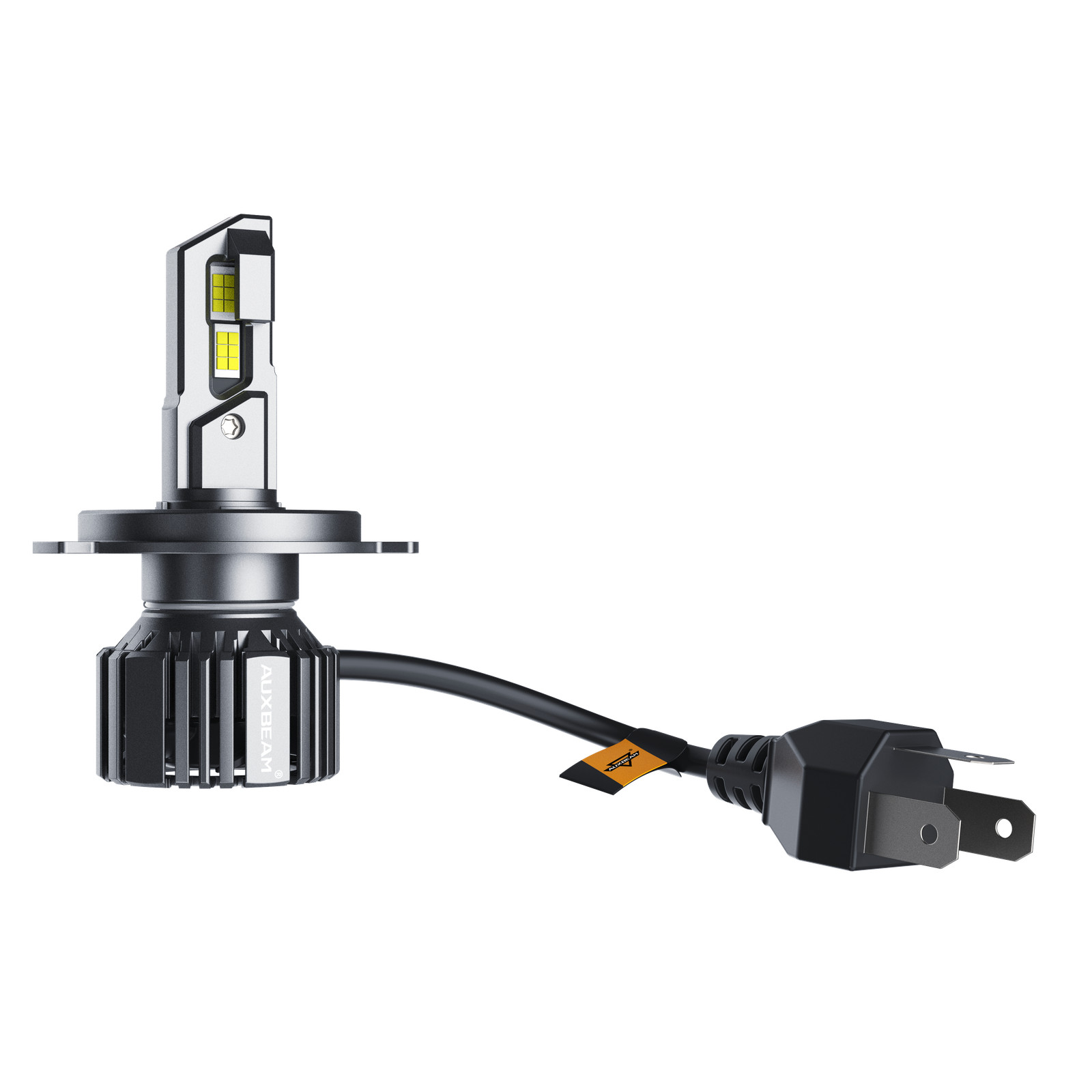 AUXBEAM H4 9003 HB2 Canbus LED Headlight Kit Bulbs Hi Low Beam Super White 6500K