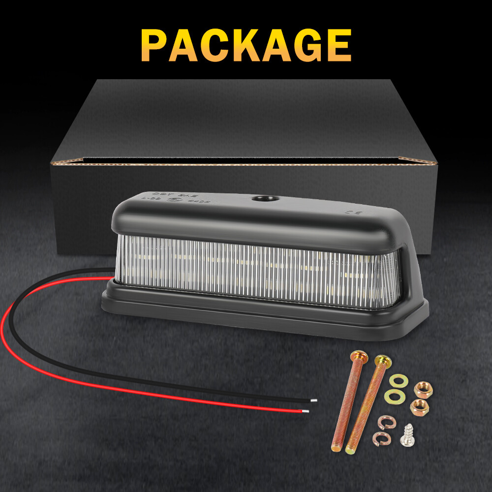 1PC For Land Rover Defender 90/110/130 White LED License Plate Number Light Lamp