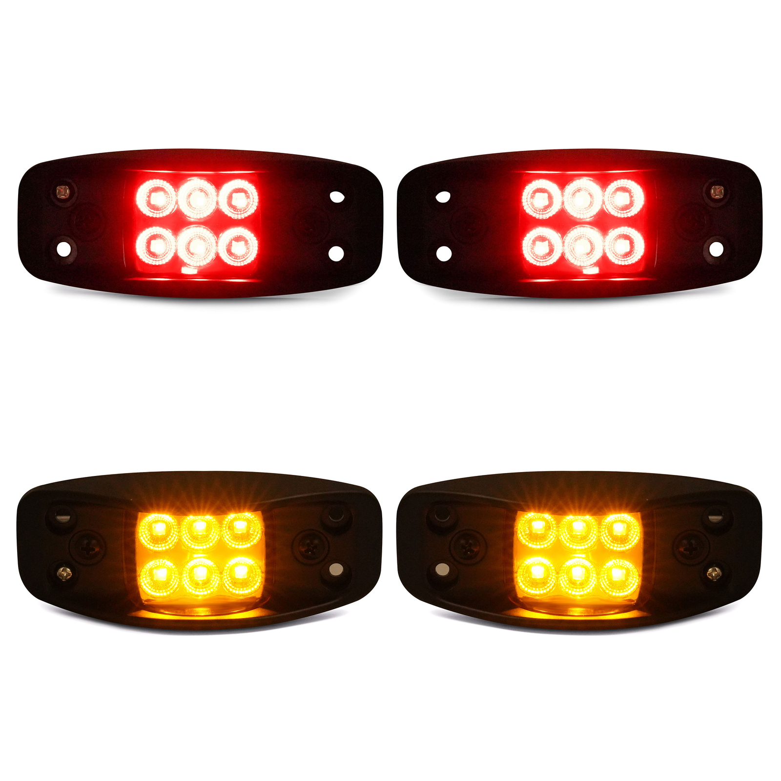 For HMMWV HUMVEE Military Trucks LED Side Marker Lights+Brake Lights+Turn Signal