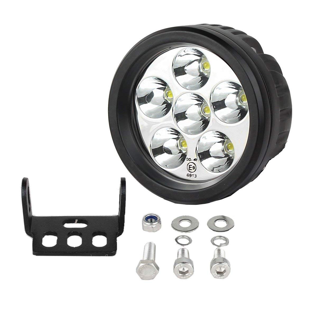 2X 3.5″ Round 18W LED Headlight Spot Driving Fog Lamp 6000K Off-road SUV 4×4 SUV