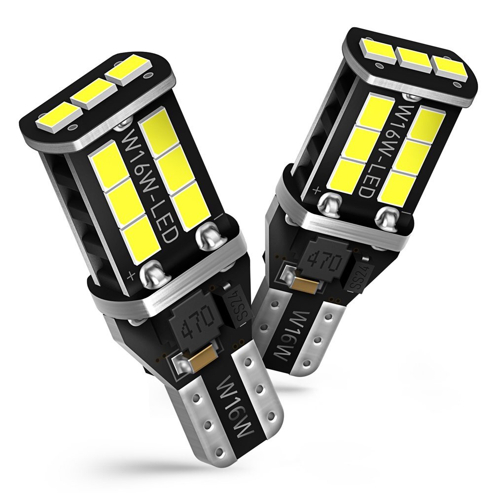 AUXITO 921 912 LED Reverse Backup Light Bulb 2400LM 6000K Super Bright T15