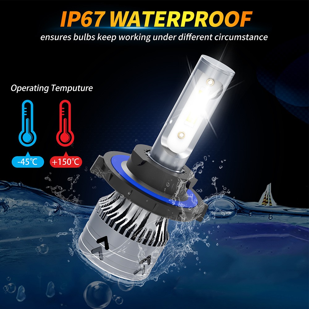 For Mazda Tribute 2008-2011 LED Headlight Hi/Lo + Fog Light Bulbs Combo Bright