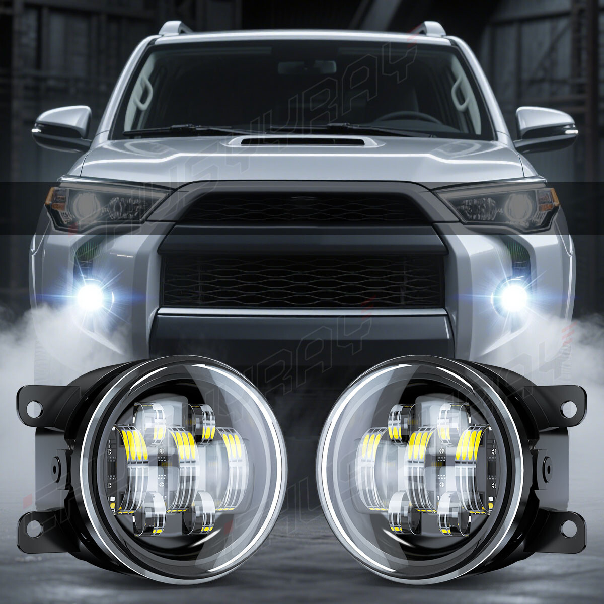 For LINCOLN NAVIGATOR 2007-2014 Pair Clear Lens Bumper Fog Lights Driving Lamps