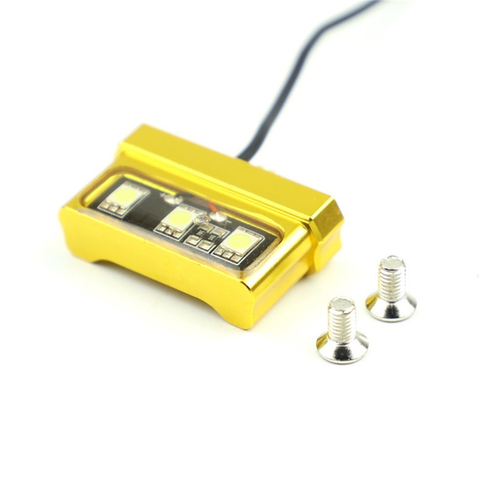 12v Waterproof LED Light for Motorcycle License Plate Aluminum Housing
