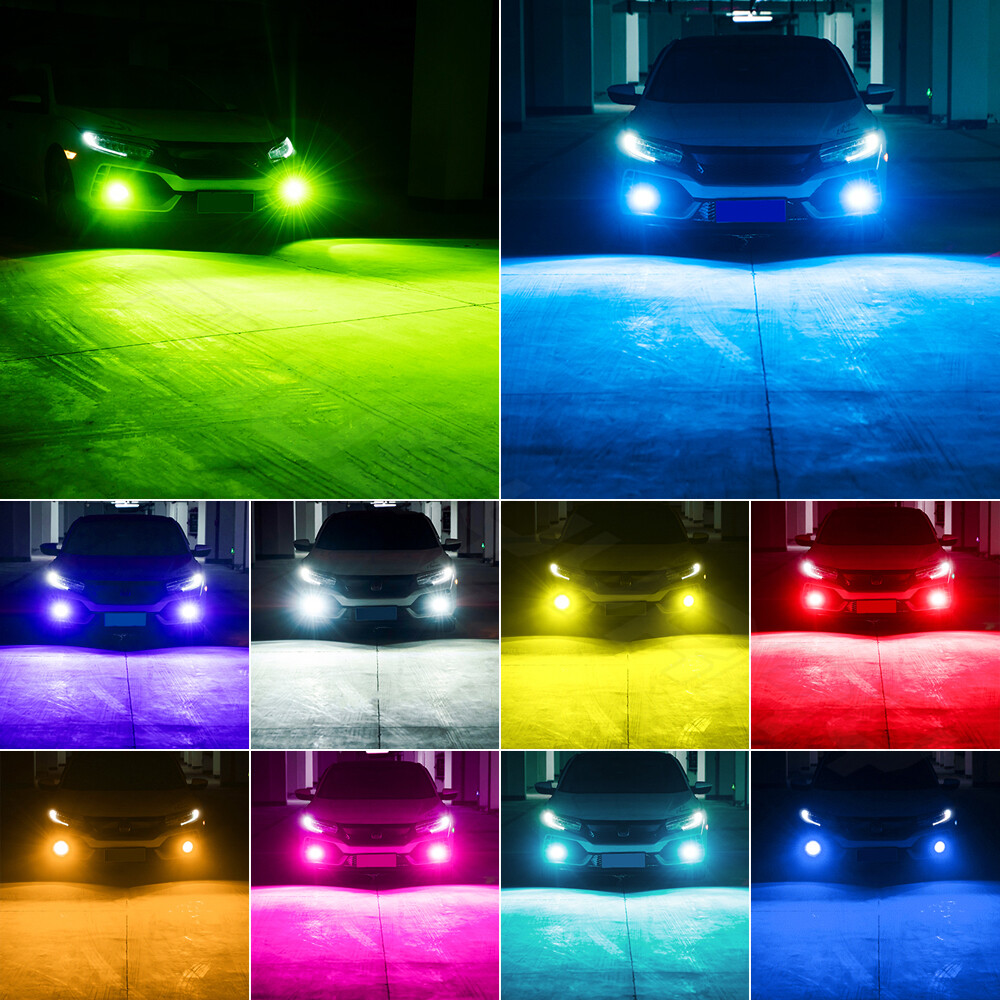 Error Free H11 LED projector RGB Fog Light Bulbs For BMW E90 325 328 335i