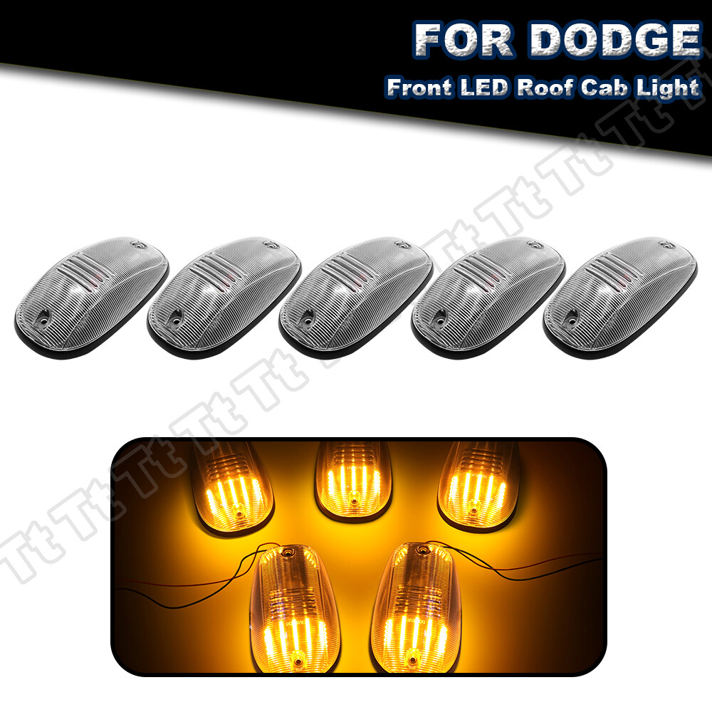 For 03-18 Dodge Ram 1500 2500 3500 Truck LED Cab Roof Marker Running Light Clear