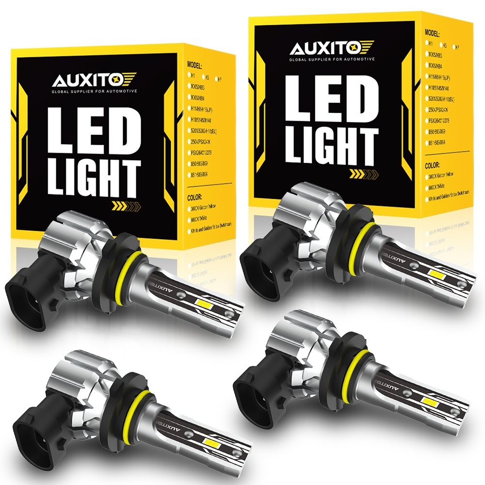 4X AUXITO 9005 9006 LED Headlight Kit Bulbs High Low Beam White 80000LM E2 EOOK