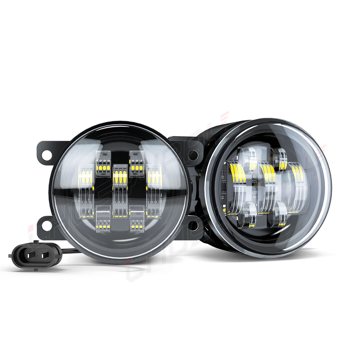 Pair LED Fog Lights Driving Lamps For 2016-2021 Honda Civic Front Left & Right